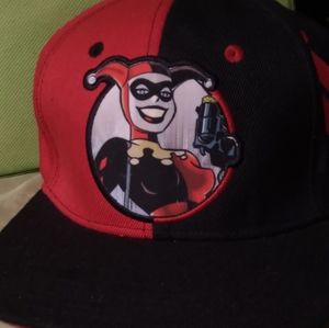 Harley Quinn new hat with branded DC comics tag well kept